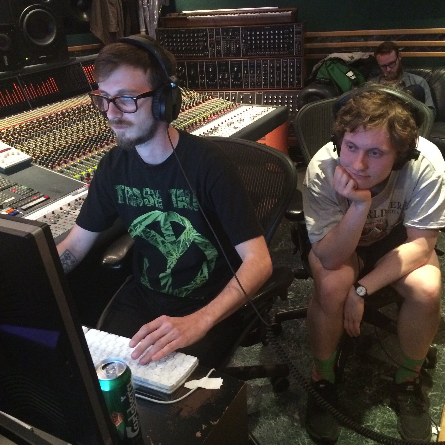 Mixing session for Basement