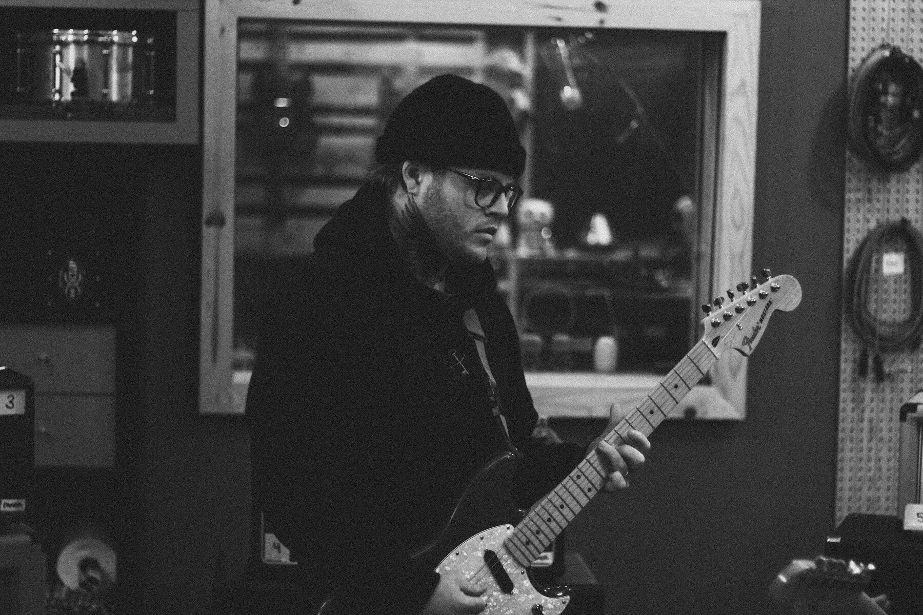 Guitar tracking session for RARE