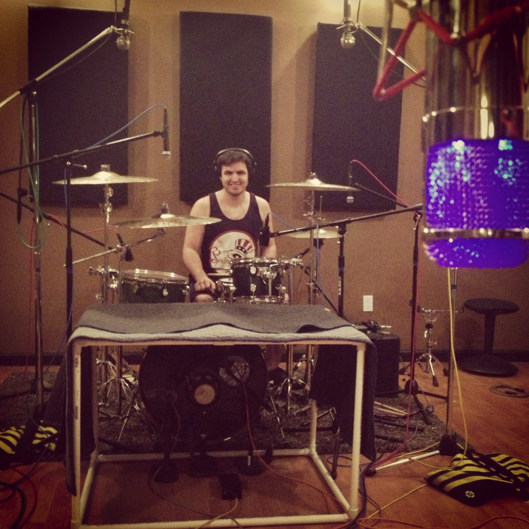 Drum tracking session for The Finer Things